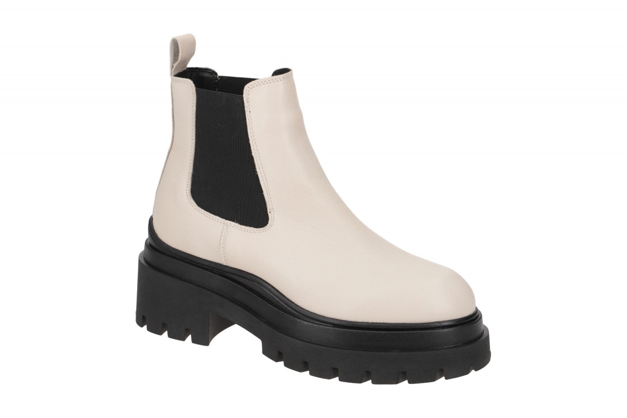 Tamaris Damen Stiefeletten 1-25462-29 Beige Ivory Sportliche Echtleder Platea...