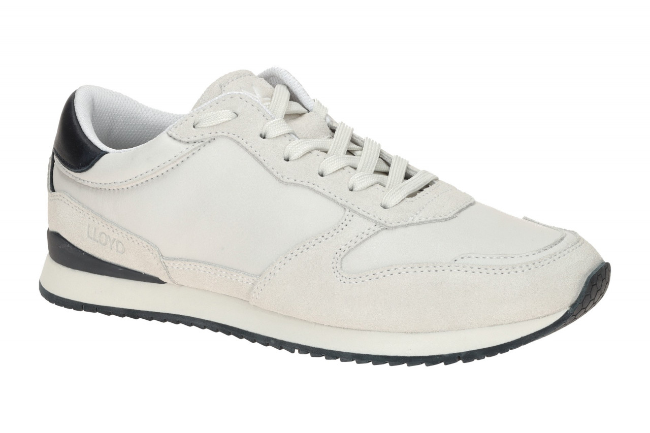 LLOYD 16-154-11 Swift Herren Sneakers Wei?/Offwhite/Navy Textil gepolstert