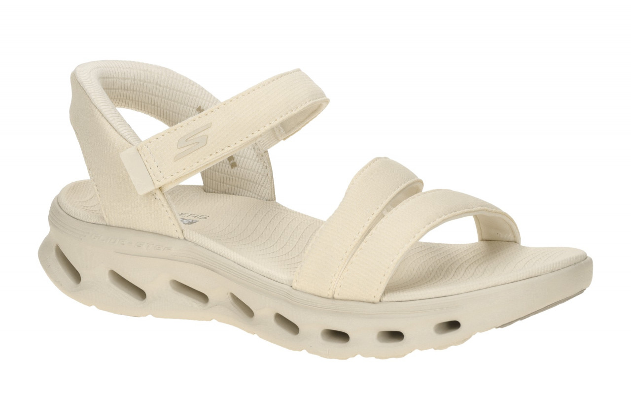 Skechers 141269 NAT Go Walk Glide Step 2.0 Sandal - Ella Damen Sandale Beige