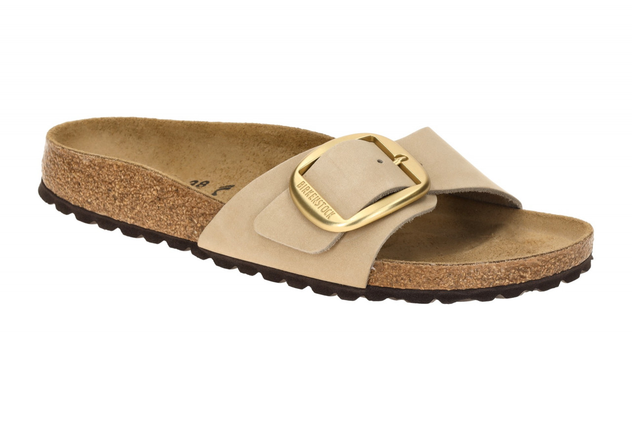 Birkenstock MADRID BIG BUCKLE 1024009 beige - Pantolette f?r Damen