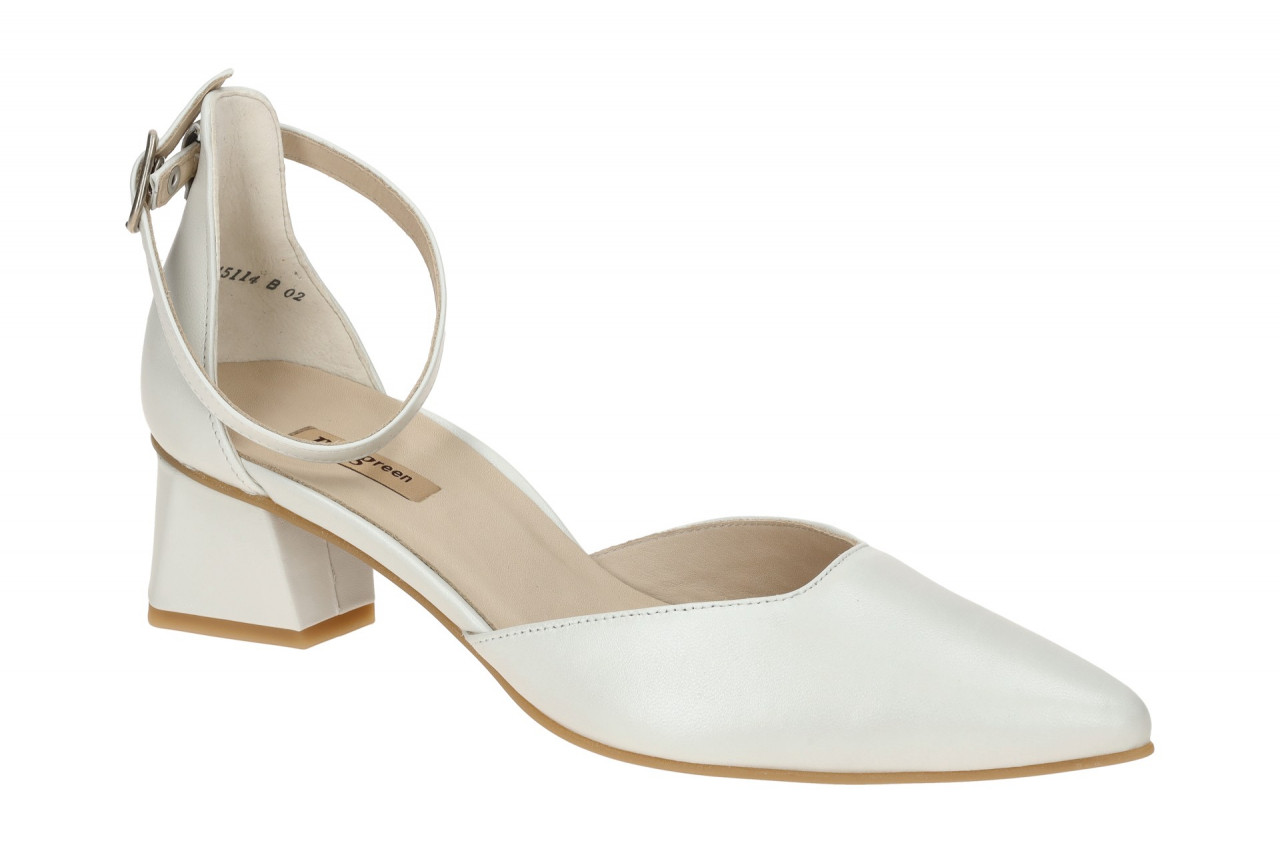 Paul Green 3820-050 wei? - Riemchen Pumps f?r Damen