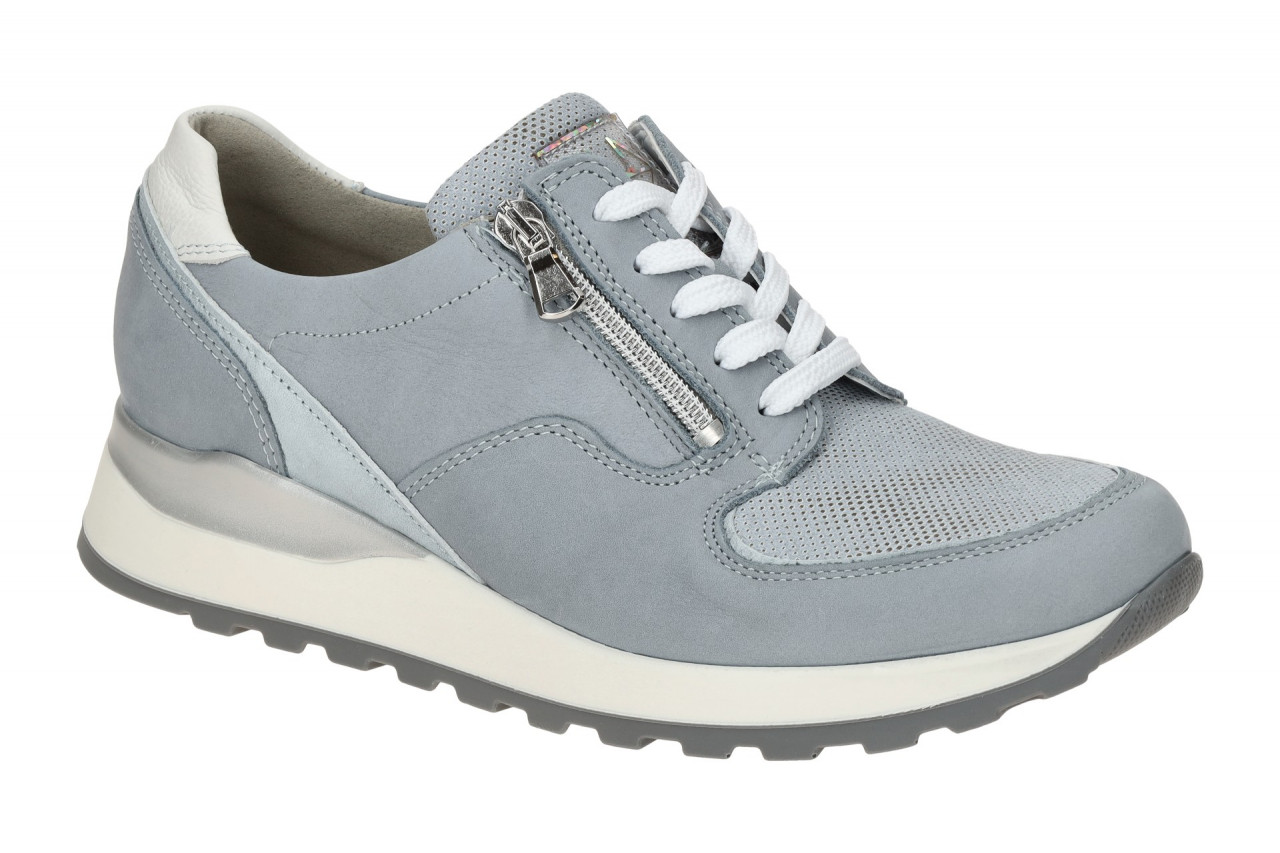 Waldl?ufer Damenschuhe 364H15 Schn?r-Halbschuhe denim blau OrthoTritt bequem