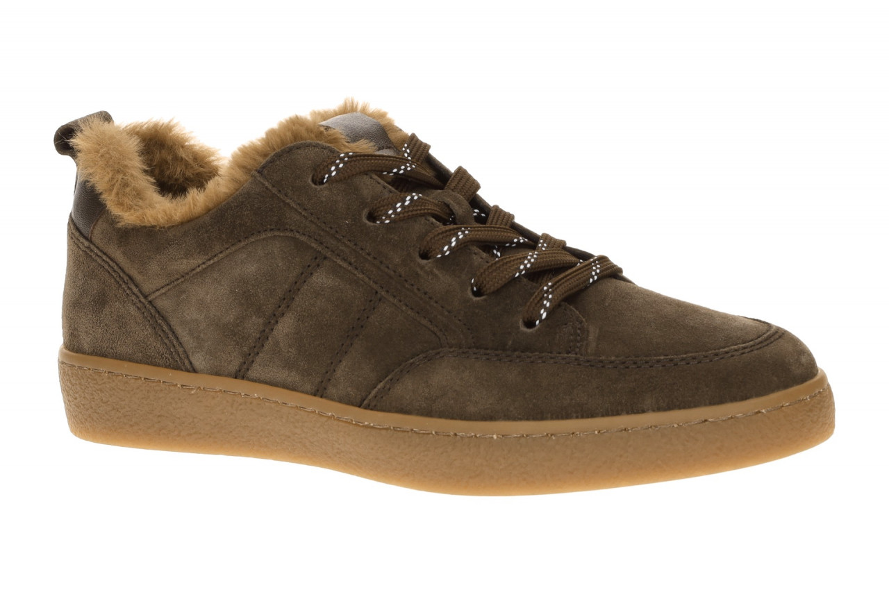 Gabor 6024.01.003 Damen Halbschuhe Sneaker dunkelbraun mocca/walnut Echtleder...