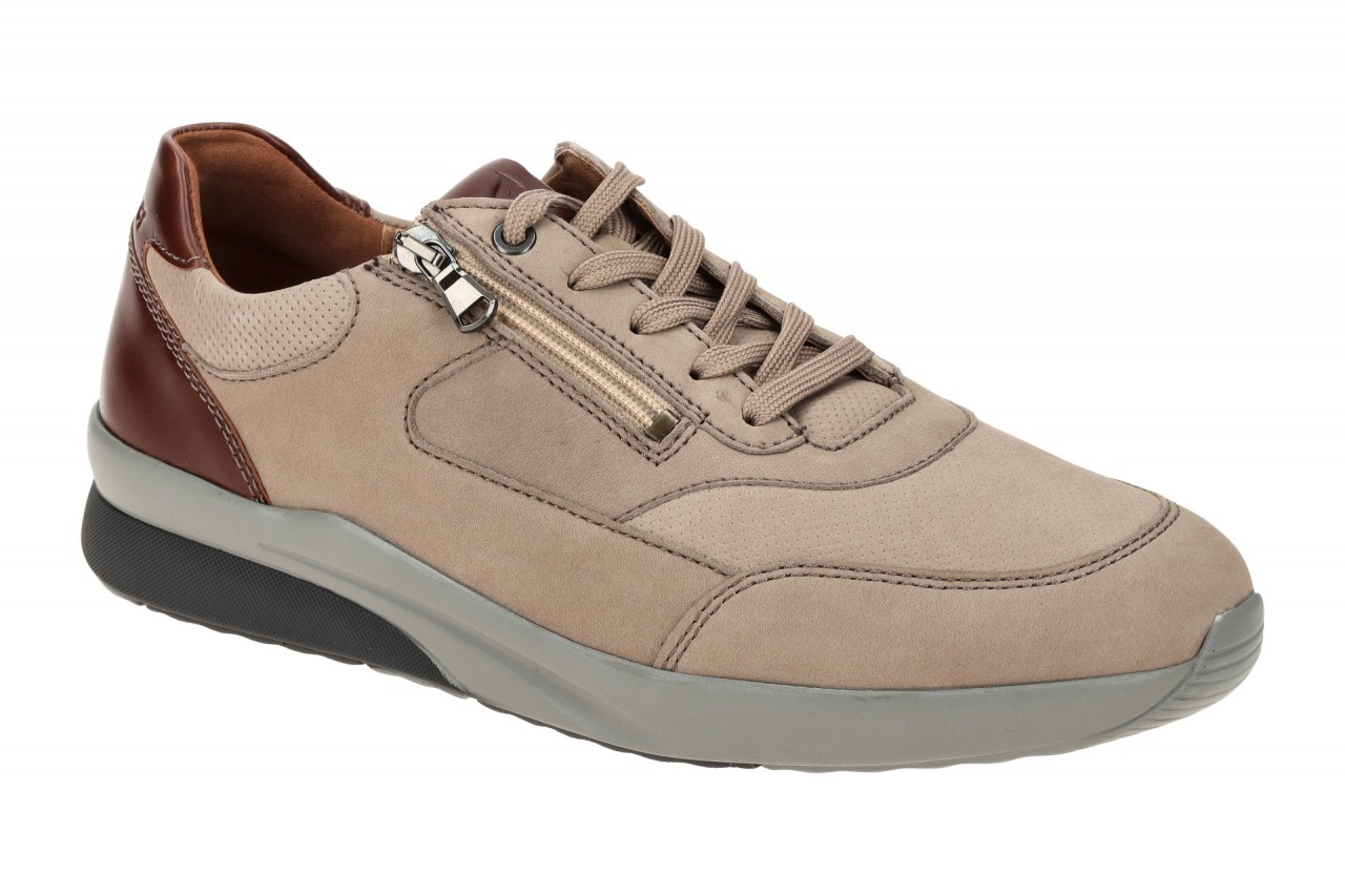 Waldl?ufer K 654001 419 060 taupe - bequeme Halbschuhe f?r Herren