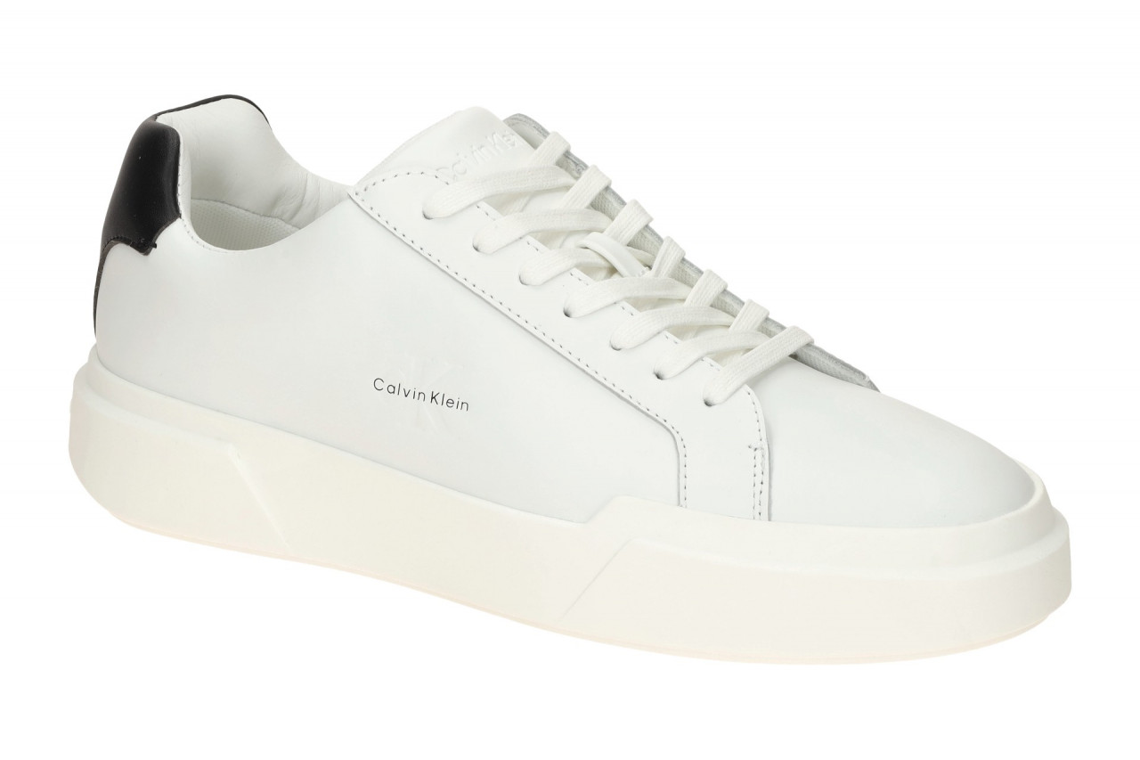 Calvin Klein CHUNKY CUPSOLE YM01344 01W wei? - sportliche Halbschuhe f?r Herren