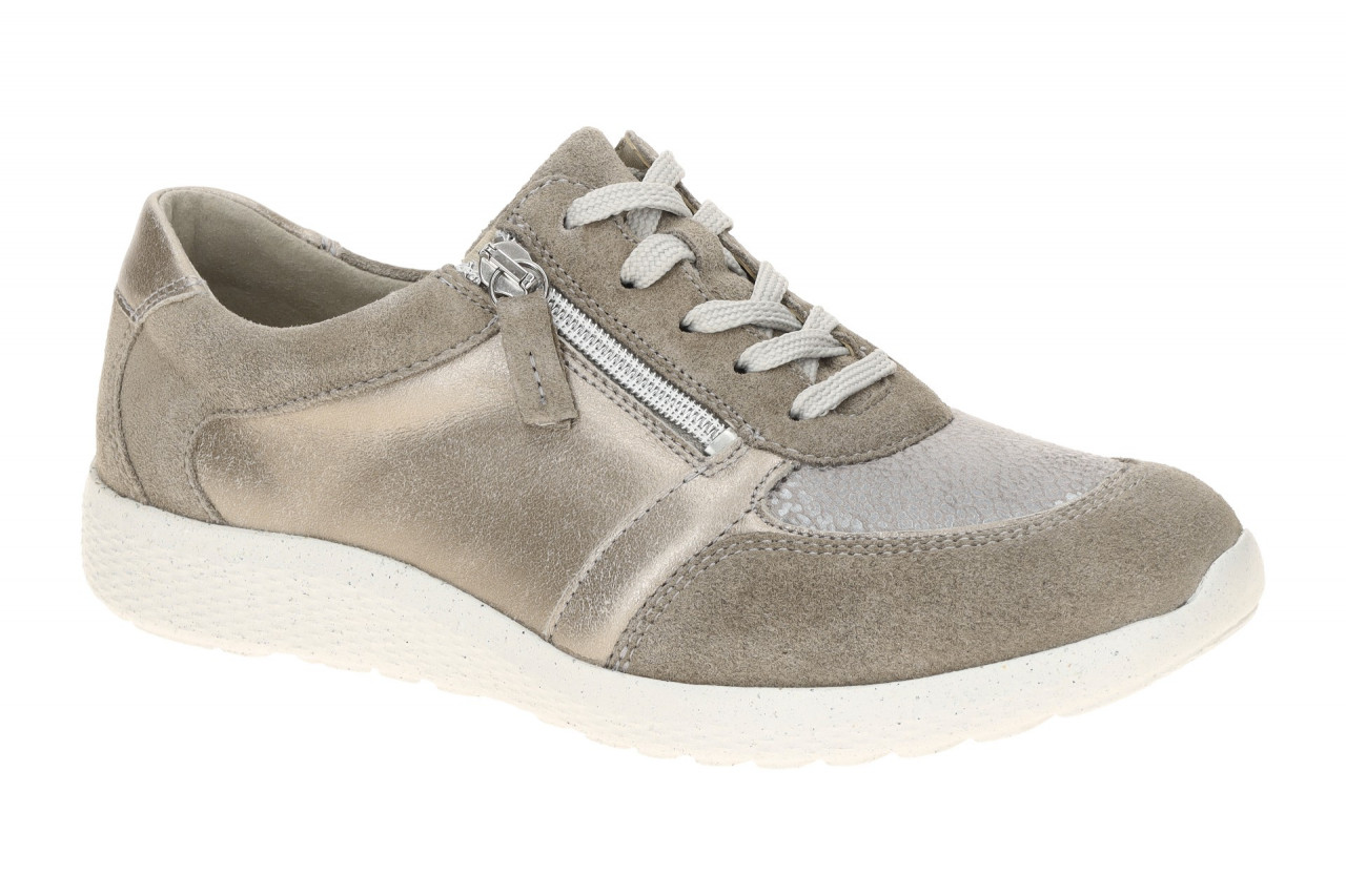 Waldl?ufer 815M01 M-IRA Damenschuhe Taupe-Grau Slipper OrthoTritt Grey/Stein
