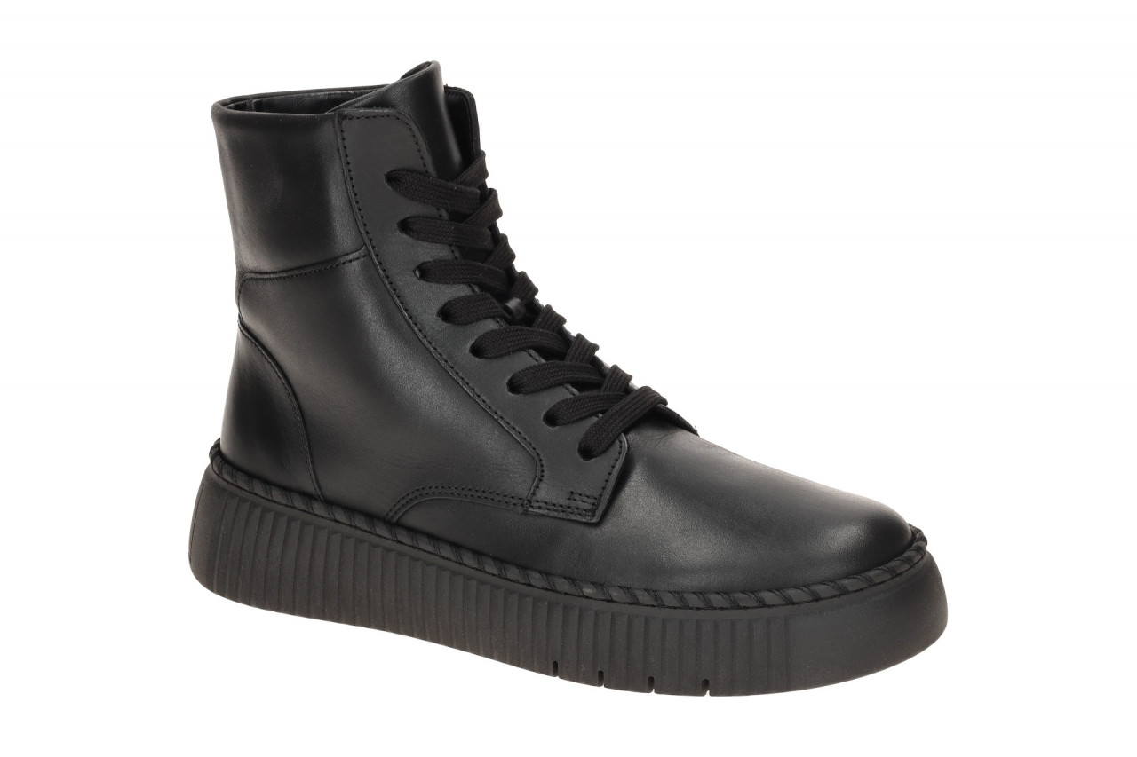 Gabor 73.541.27 Damen Stiefeletten Schwarz - bequeme Kn?chelhoch Wedge-Stiefel