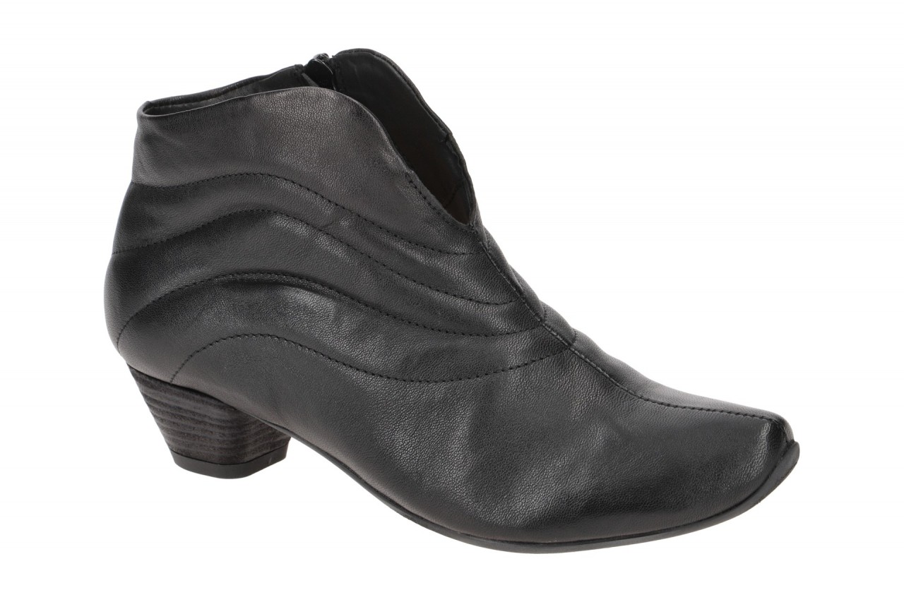 Think 686 AIDA Damen Stiefeletten schwarz Echtleder bequem