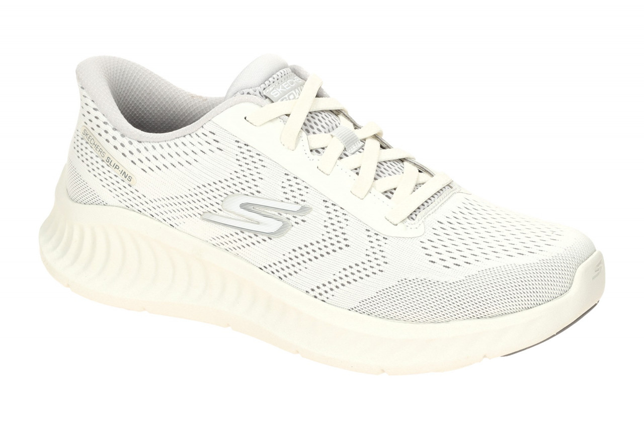 Skechers GO WALK NOW 216375 WGY offwhite - sportliche Slipper f?r Herren