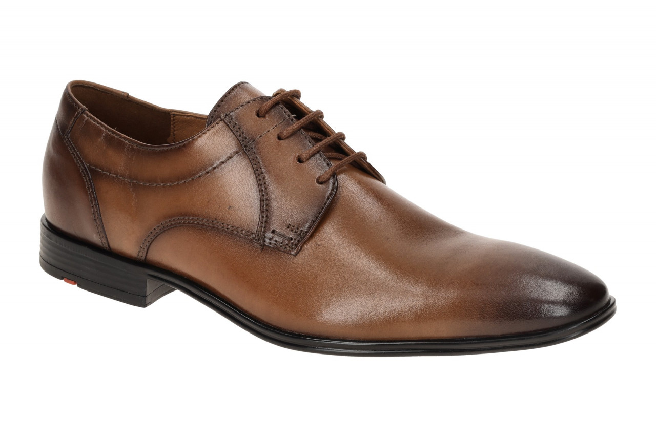 LLOYD 25-505-03 Herren Businessschuhe Schn?rhalbschuhe Braun Cognac mit Block...