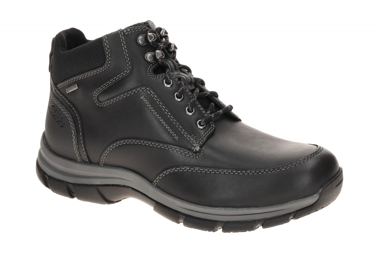 Clarks SPYPATH HI GTX 26184453 7 schwarz - bequeme Stiefelette f?r Herren