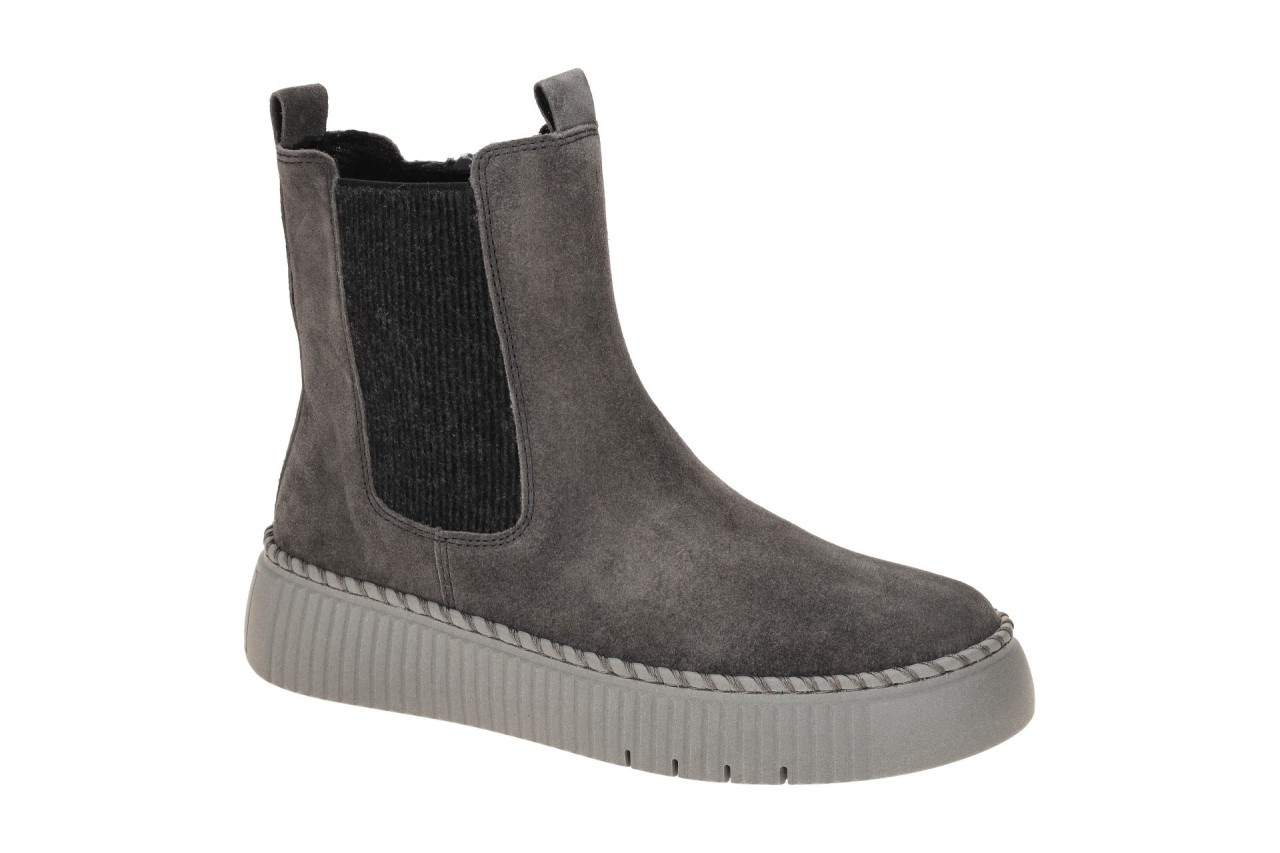 Gabor 73.540 Best Fitting Damen Stiefeletten dark-grey Keilabsatz bequem