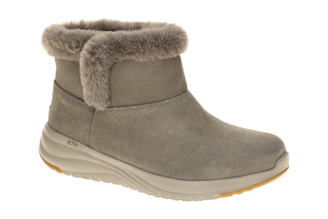 Skechers ON 144775 DKTP grau - sportliche Stiefelette f?r Damen
