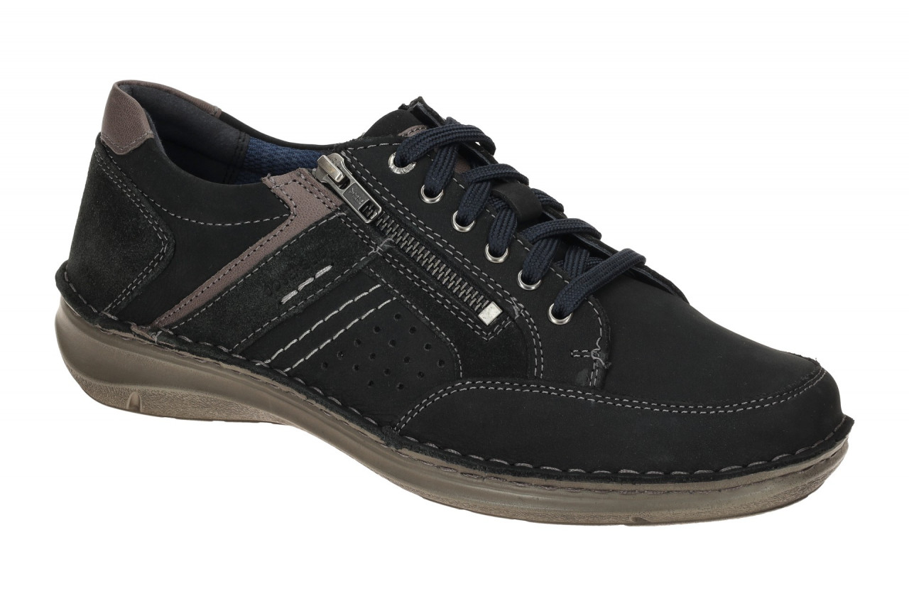 Josef Seibel Herren Schn?r Halbschuhe 44987 TE518 506 Dunkelblau Bequem Echtl...