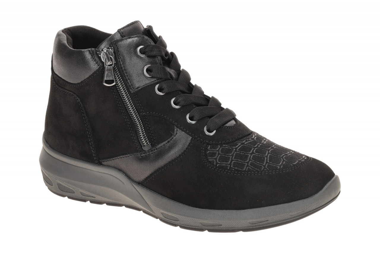 Waldl?ufer 831M80 M-TONIA Damen Stiefeletten schwarz bequem OrthoTritt
