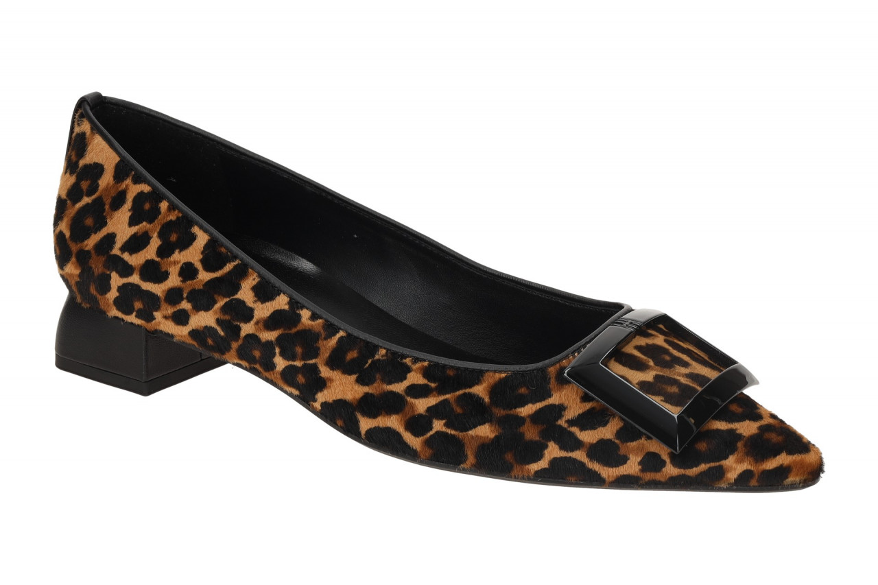 H?gl Damen Pumps 8-2236 Braun Camel Ledersohle Blockabsatz