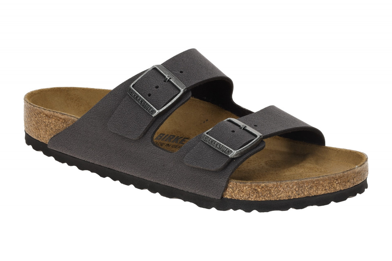 Birkenstock ARIZONA BS 1029134 dunkel-grau - bequeme Pantoletten f?r Herren