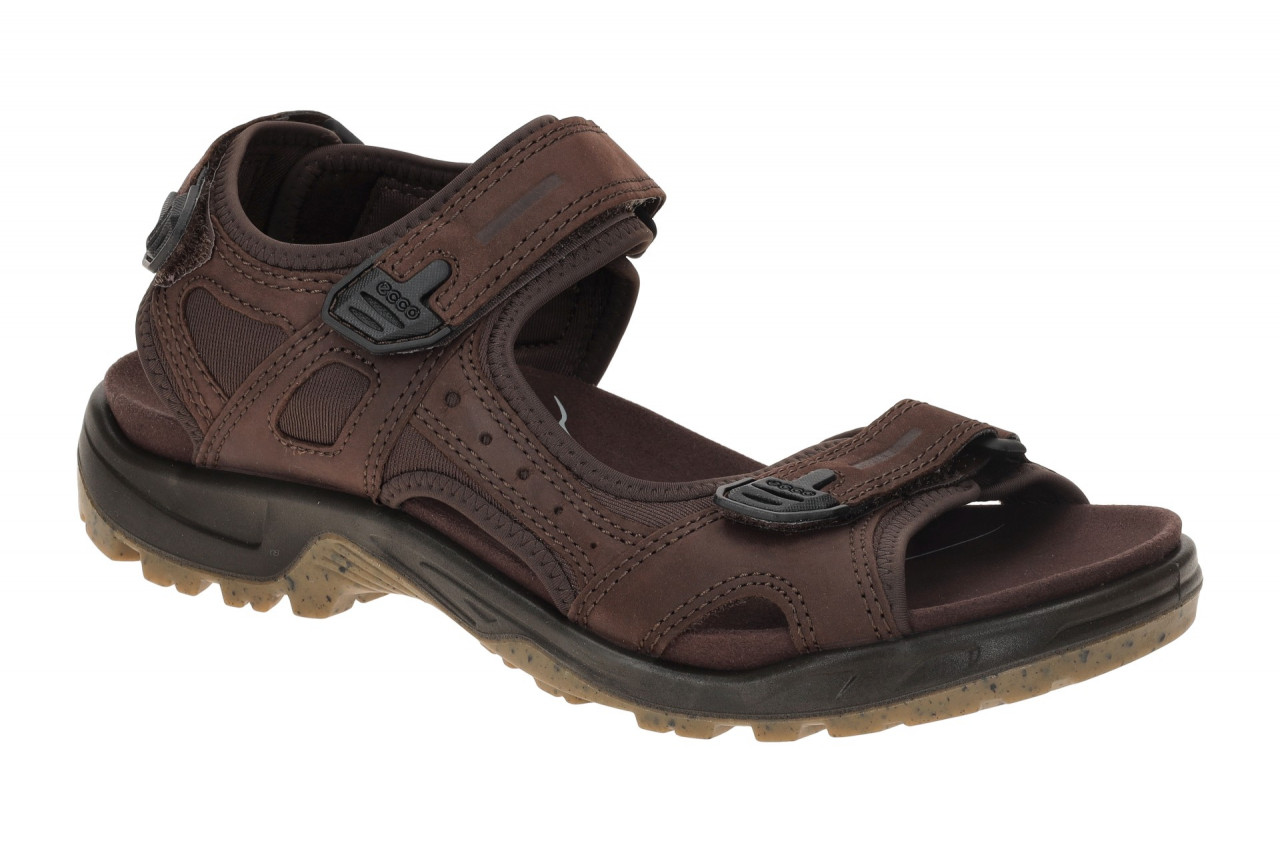 Ecco 82218402178 Yucatan Plus Sandal Braun Mocha Herren Sandale mit Neoprenfu...