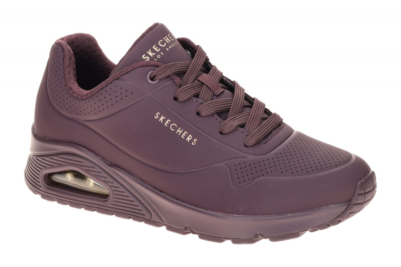 Skechers UNO 73690 WINE bordo - sportliche Halbschuhe f?r Damen