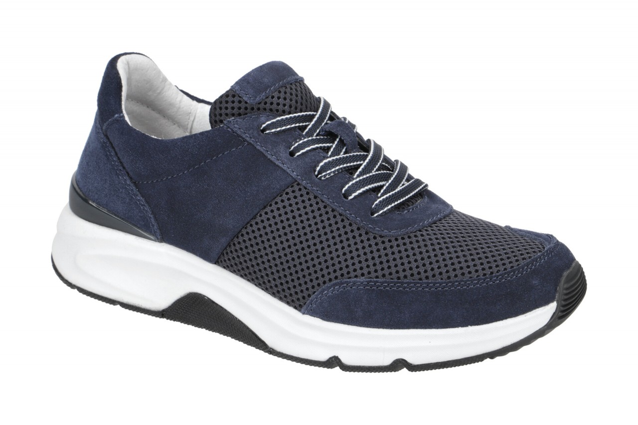 Gabor ROLLINGSOFT 66.897.36 dunkel-blau - sportliche Halbschuhe f?r Damen