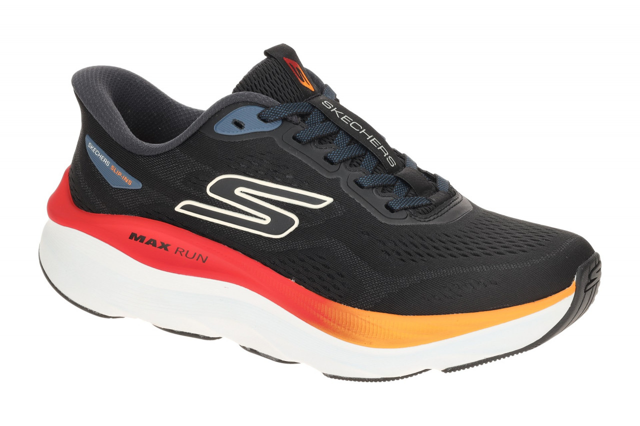 Skechers MAX RUN 221000 BKMT schwarz - Sportschuhe f?r Herren
