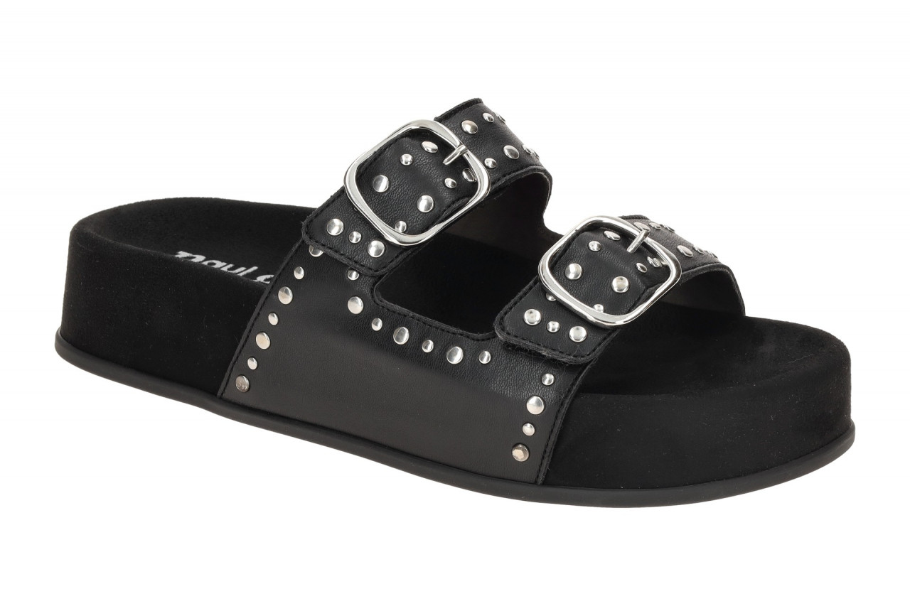 Paul Green 6168-00 schwarz - bequeme Pantolette f?r Damen