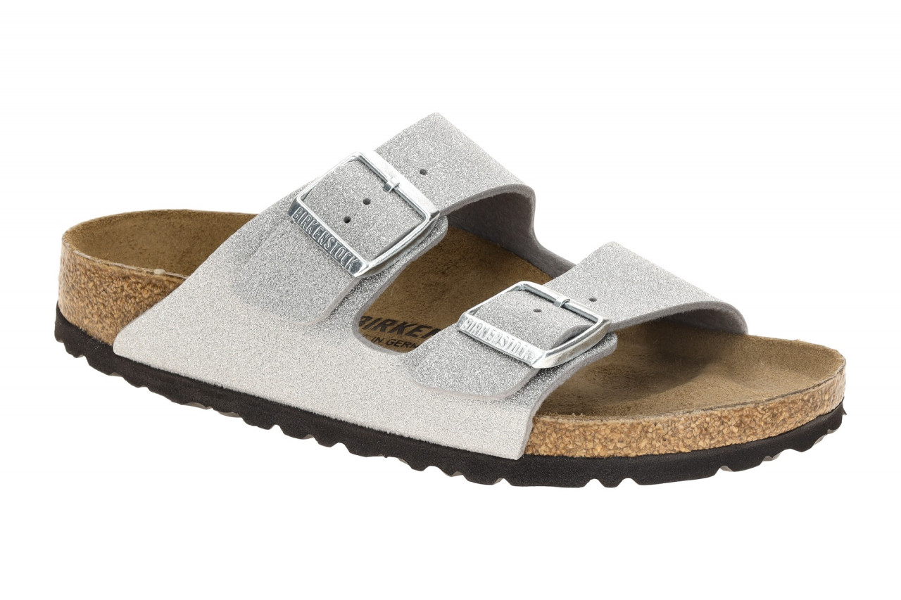 Birkenstock ARIZONA BS 1030127 silber - Pantolette f?r Damen