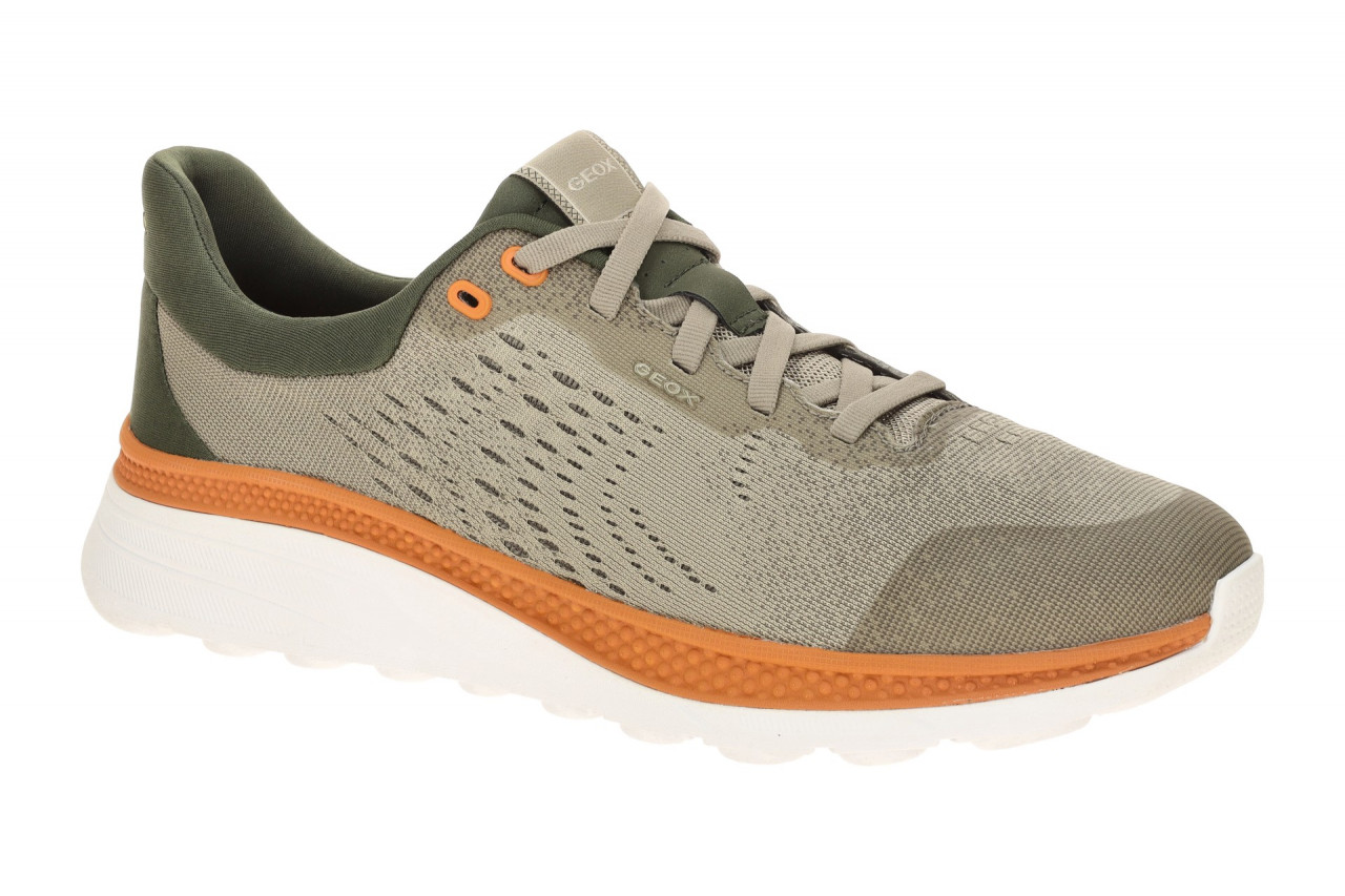 Geox Herrenschuhe U65HUB 0006K C5124 beige sand/dove grey Sneaker atmungsaktiv