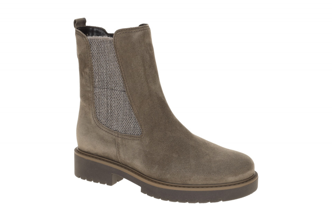 Gabor 72.731 Damen Stiefeletten - Grau Mohair - Echtleder - Komfortabler Bloc...