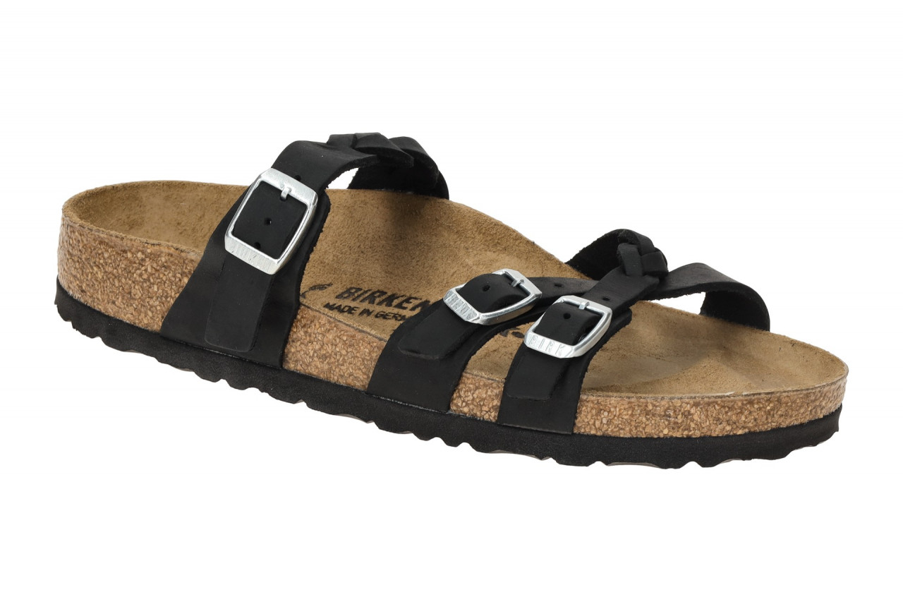 Birkenstock FRANCA BRAIDED 1026334 schwarz - Pantolette f?r Damen