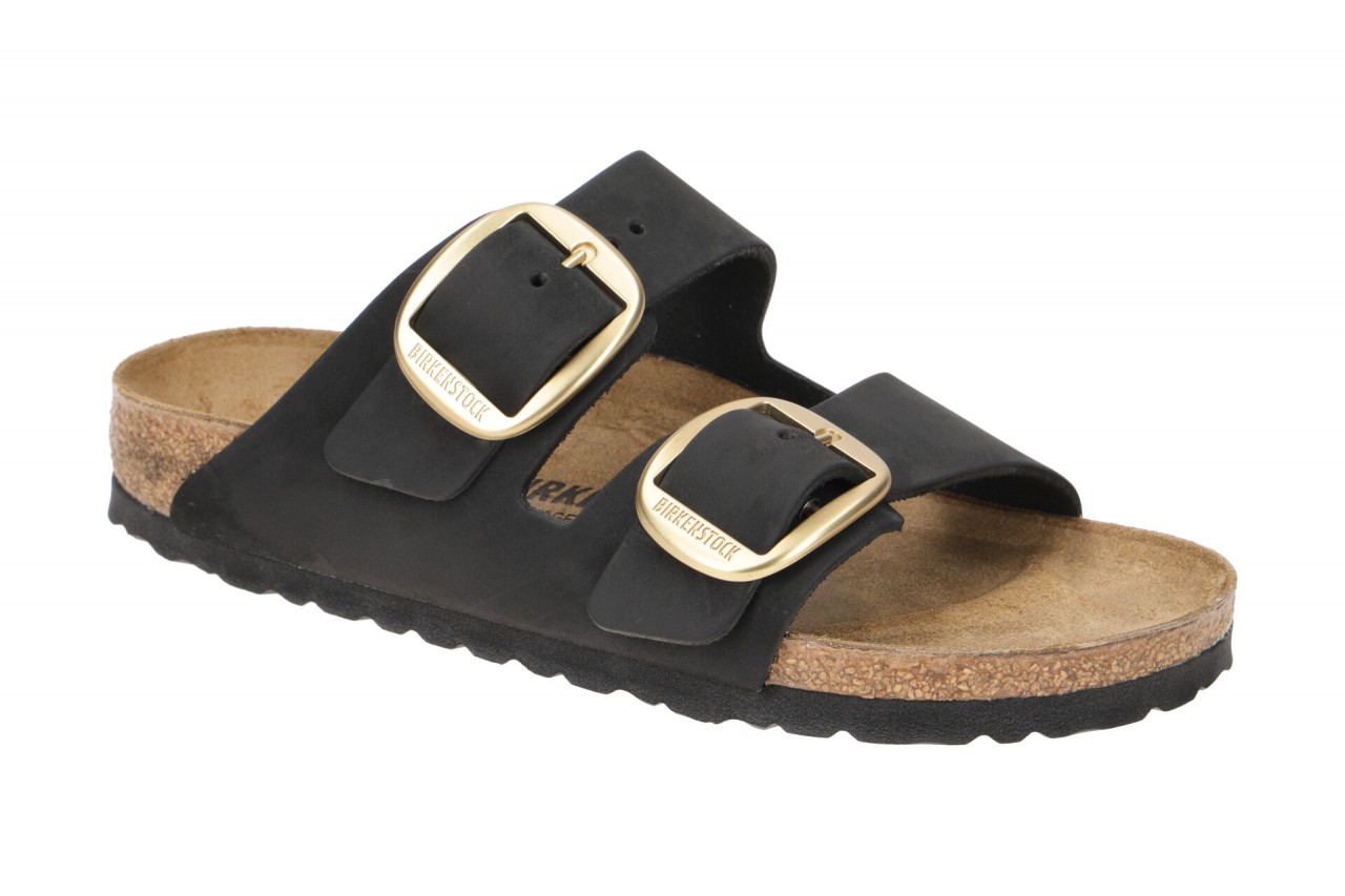 Birkenstock ARIZONA BIG BUCKLE 1023290 schwarz - Pantolette f?r Damen