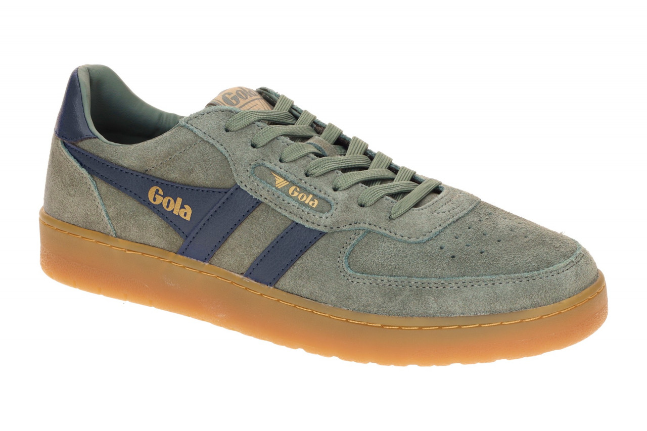 Gola CMB571EN Herren Sneaker grau/conifer/navy/gum mit Velourleder Mix