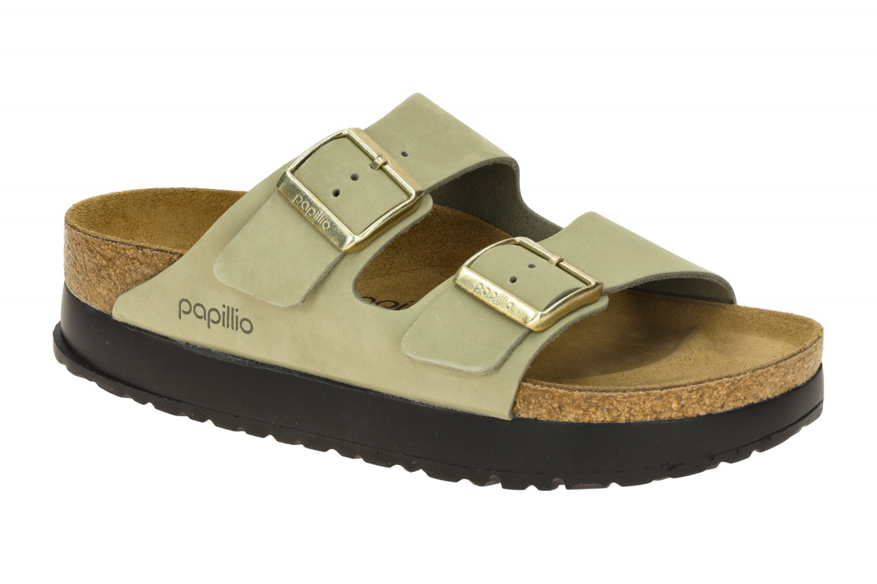 Birkenstock ARIZONA PAP FLEX PLATFORM 1026971 gr?n - Pantolette f?r Damen
