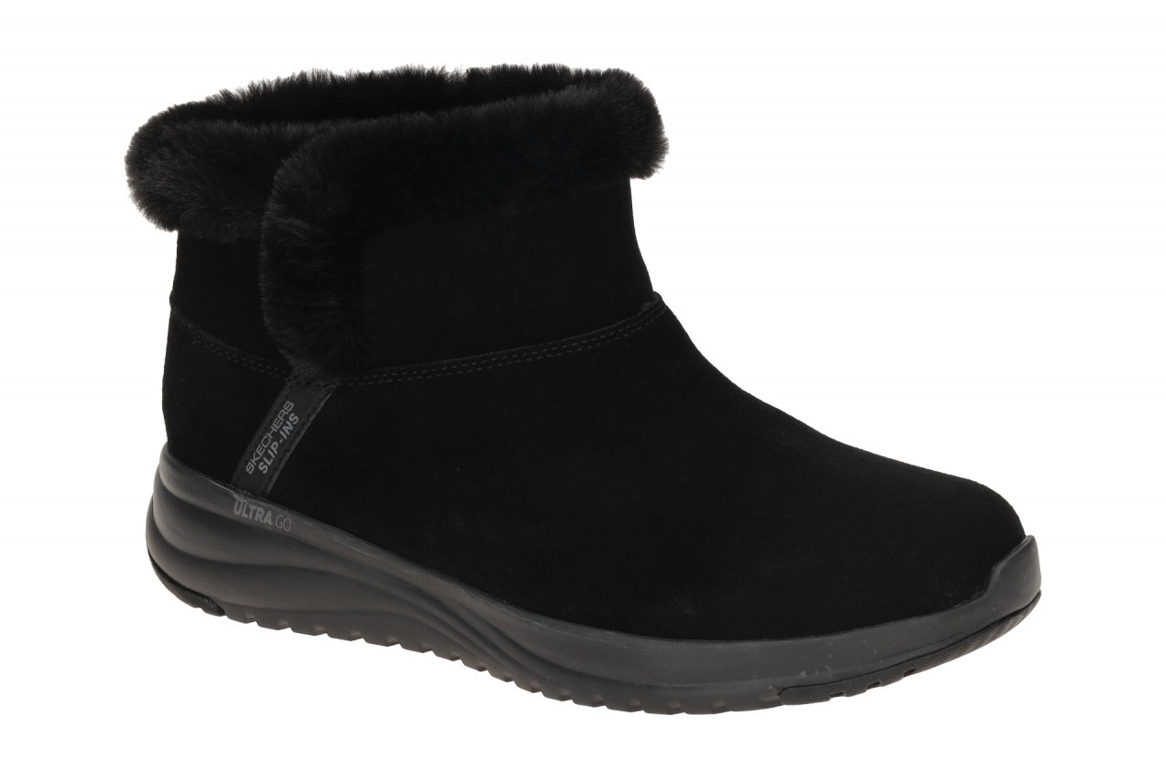 Skechers ON 144740 BBK schwarz - sportliche Stiefelette f?r Damen