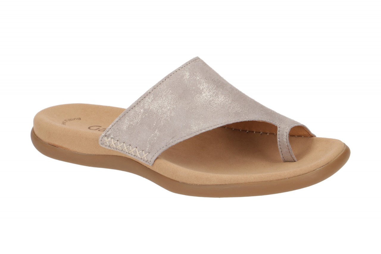 Gabor 83.700.62 grau - Pantoletten f?r Damen