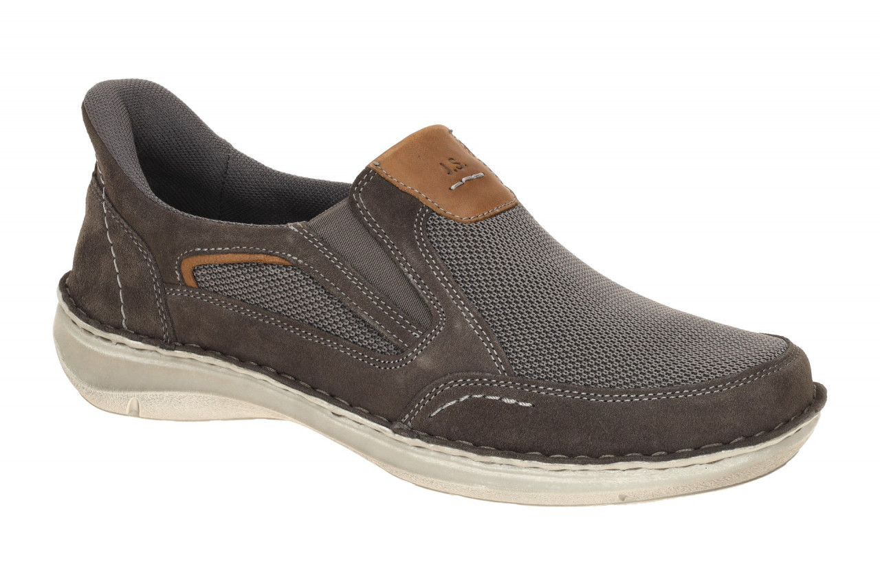 Josef Seibel Herrenschuhe 44925 TE387 781 Grau asphalt/kombi Slipper ExtraWeit
