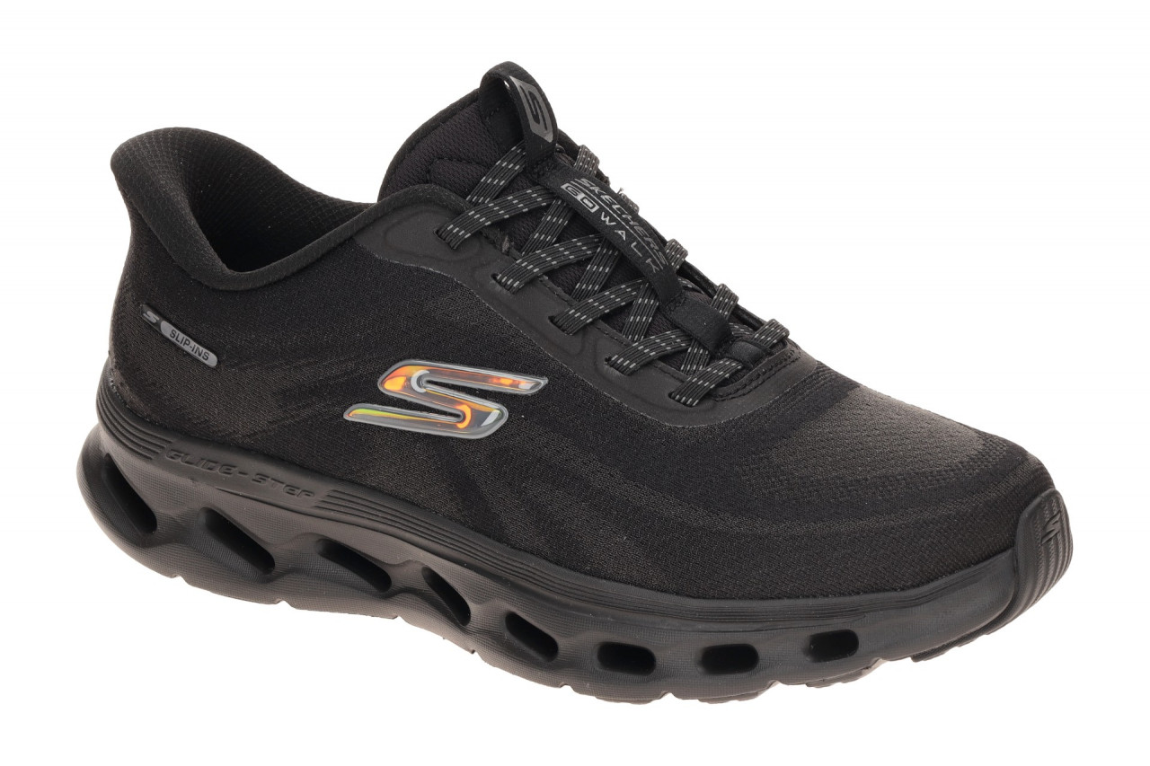Skechers 125144 BBK GO WALK GLIDE STEP 2.0 Sneaker Schwarz Black Hands-Free S...