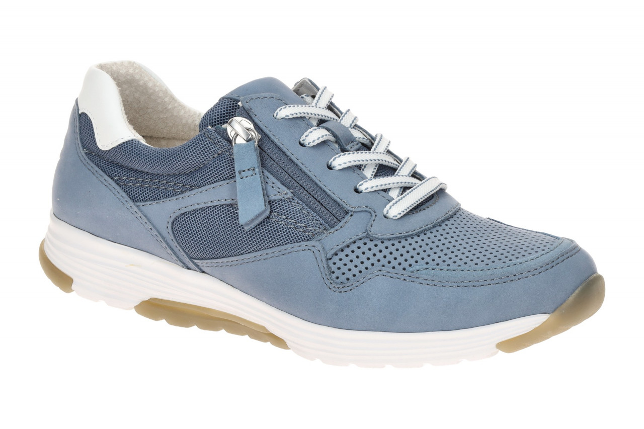 Gabor ROLLINGSOFT 86.978.26 hell-blau - sportliche Halbschuhe f?r Damen
