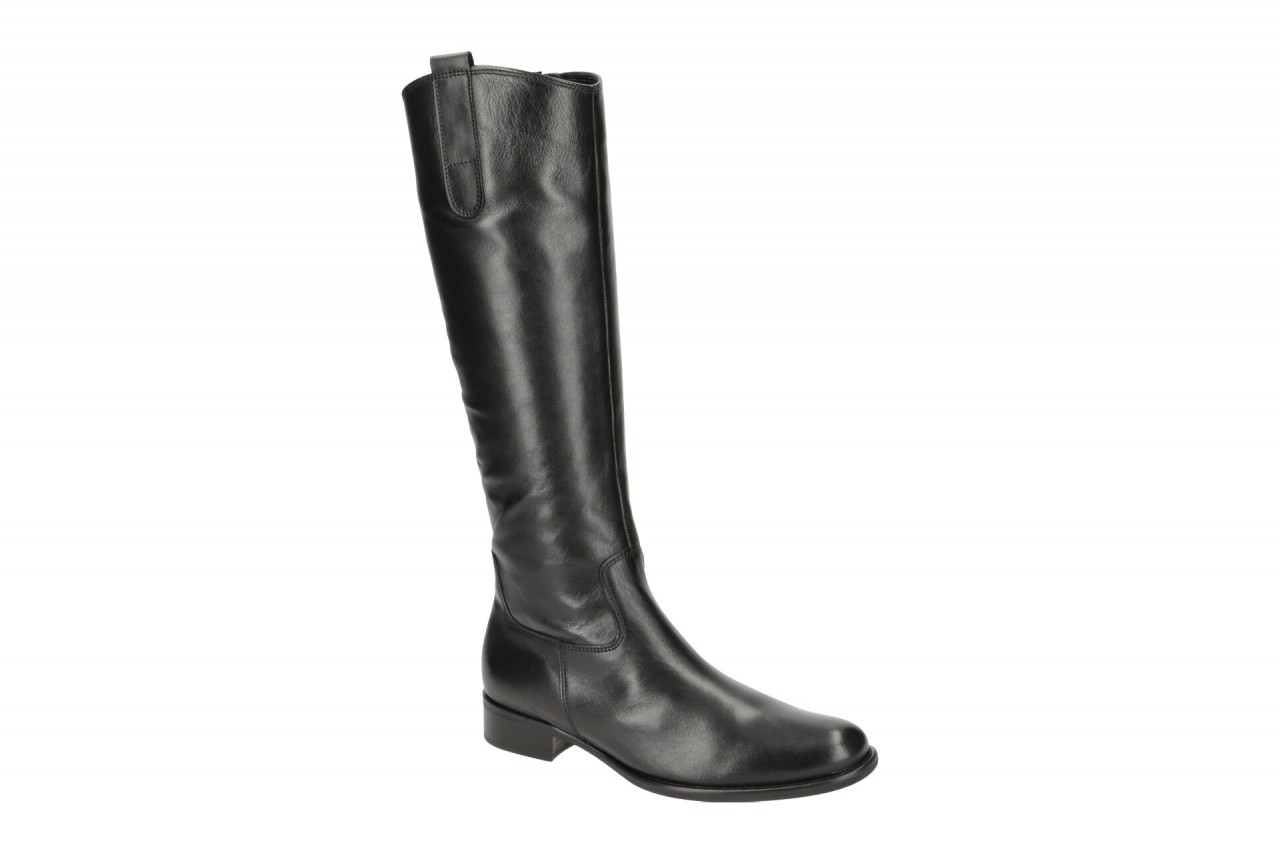Gabor 71.647.27 schwarz - elegante Stiefel f?r Damen