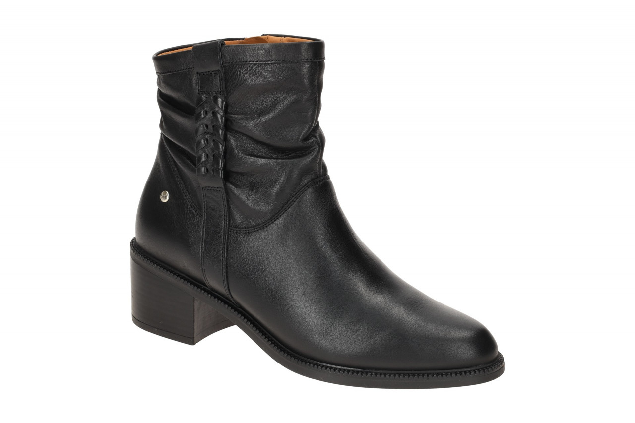 Pikolinos W2D-8891 Black Damen Stiefeletten BACAROT bequem mittlerer Absatz 4cm