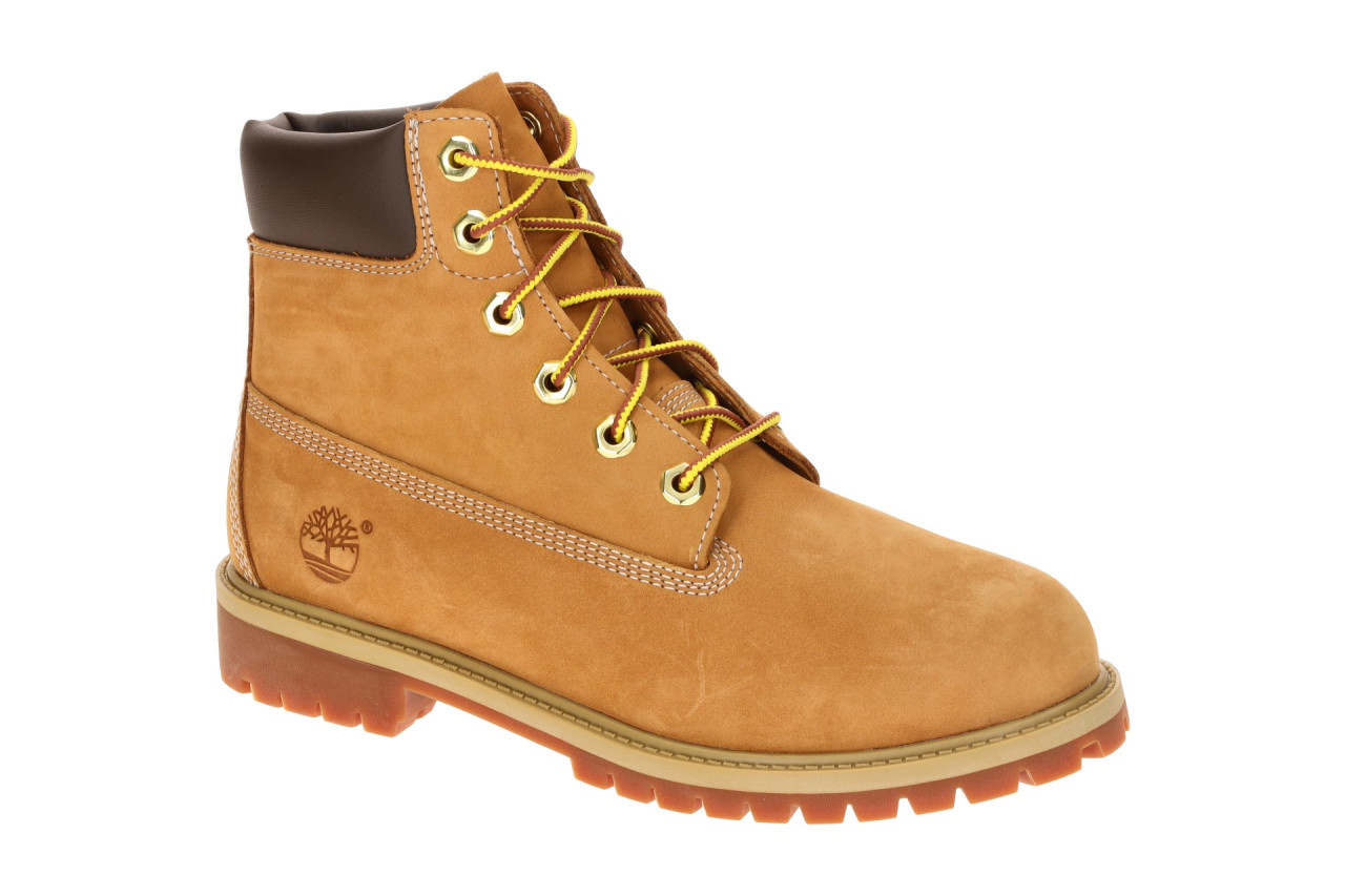 Timberland 112909 713 Premium 6IN Jr Gelb Wheat Wasserdichte Kinderschuhe Jungen