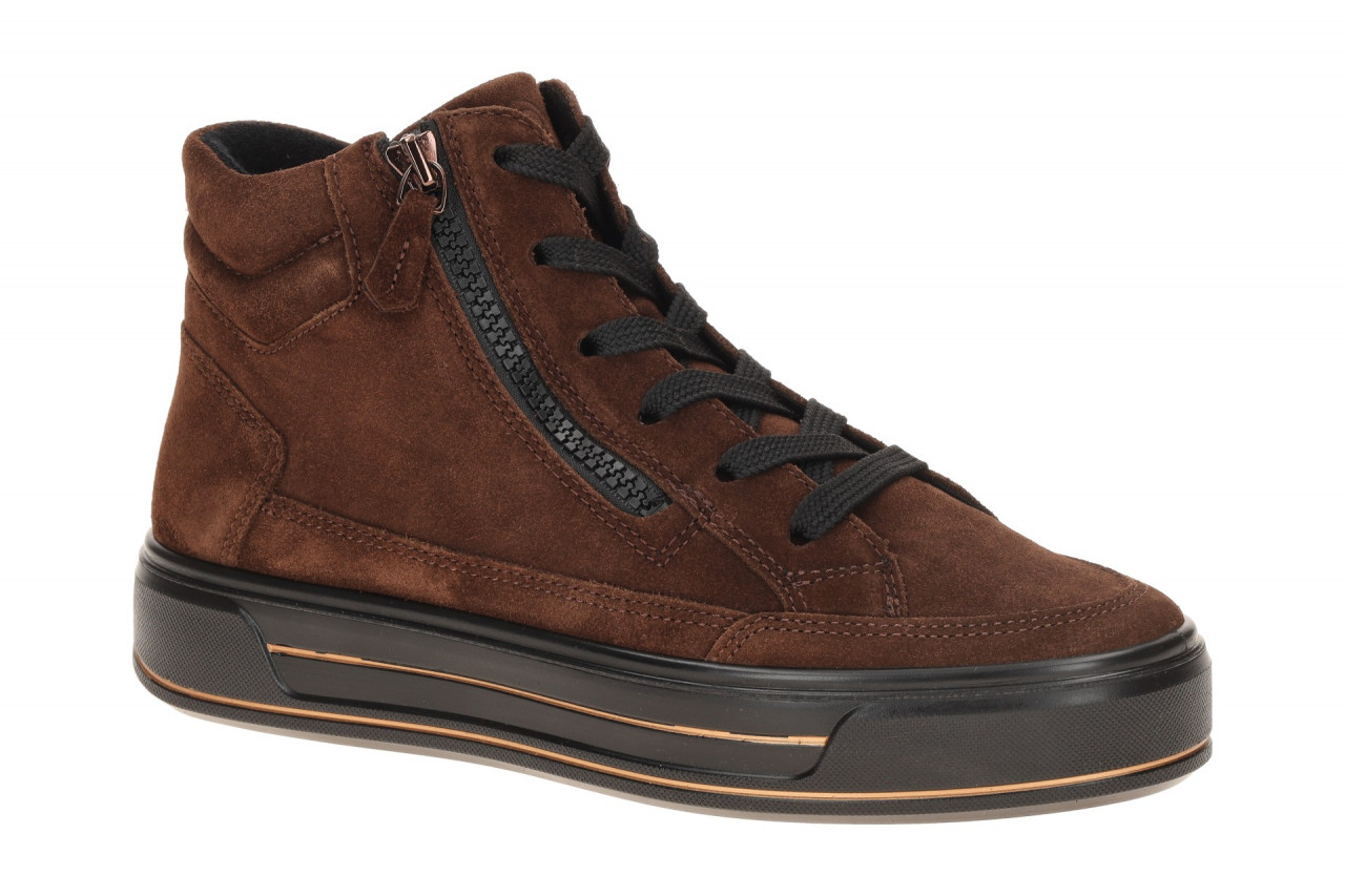 ara 12-23008 03 Mid cut Sneaker mocca braun Plateau-Sneaker H - Extra Weit