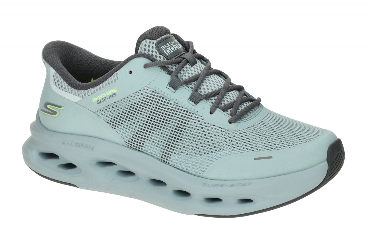 Skechers MAX CUSHIONING GLIDE 129401 SAGE gr?n - Sportschuhe f?r Damen