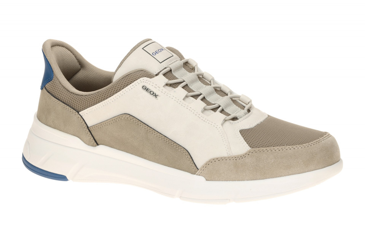 Geox U659KA VITTOUR PLUS Herren Sneaker Braun offwhite/sand FASTin System