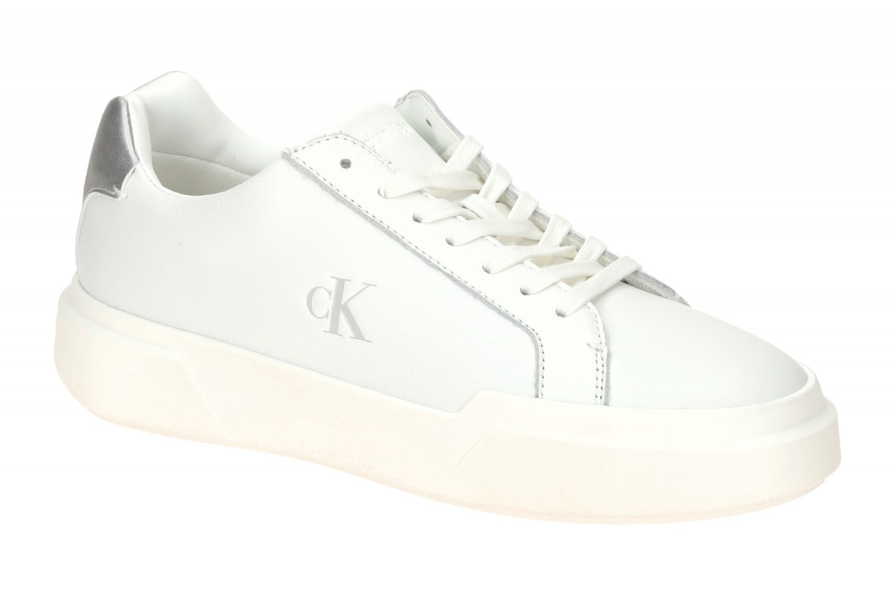 Calvin Klein CHUNKY CUPSOLE LACE UP YW01948 0LC wei? - sportliche Halbschuhe ...