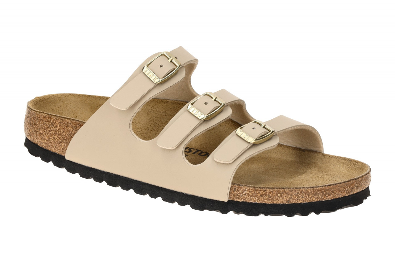 Birkenstock FLORIDA BS 1029265 beige - Pantolette f?r Damen