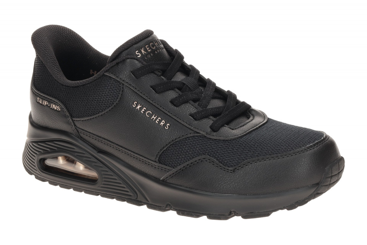 Skechers UNO 177117 BBK schwarz - sportliche Slipper f?r Damen