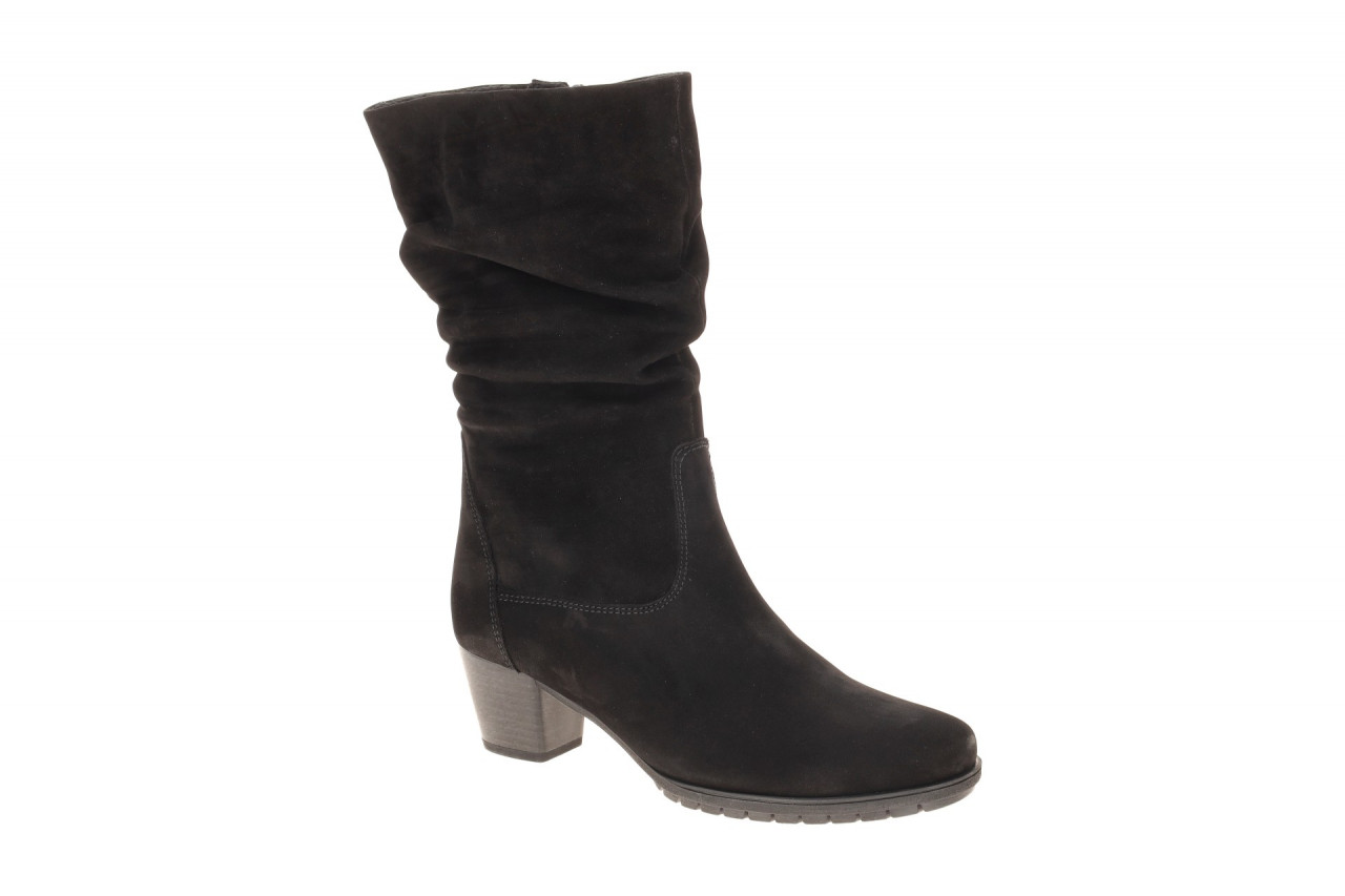 Gabor 76.606.47 schwarz - elegante Stiefel f?r Damen