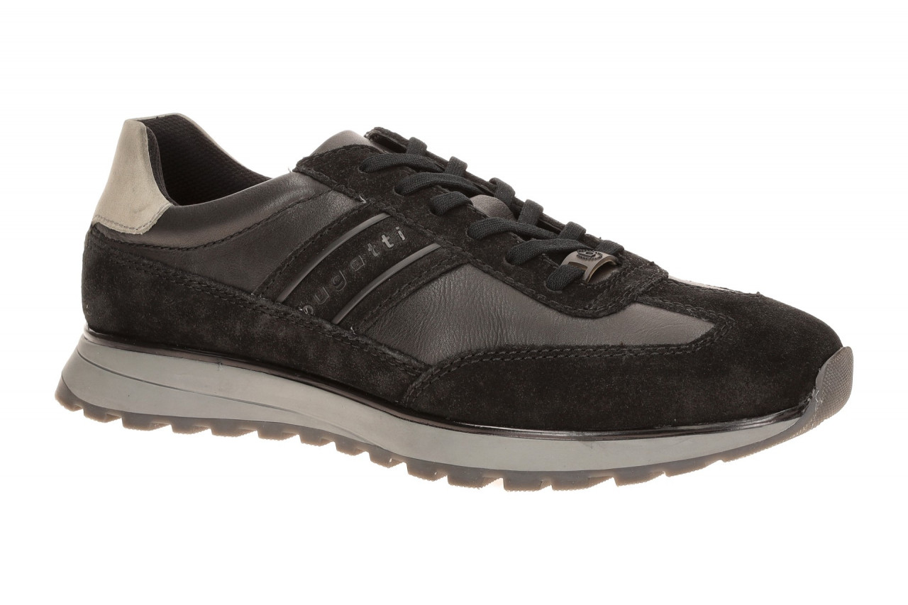 Bugatti 332-AWC03-1410 Herrenschuhe Schwarz Memory Foam Gummisohle bequeme Sc...