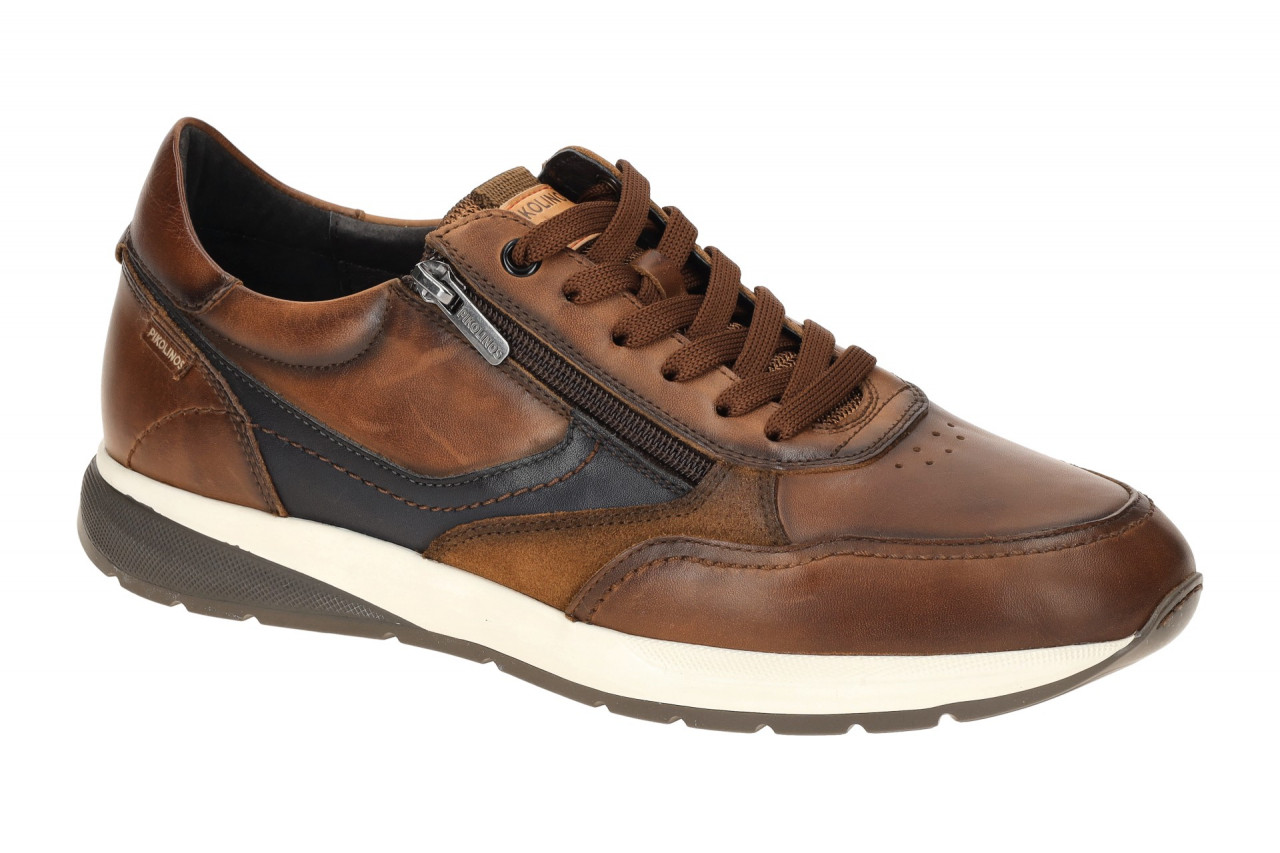 Pikolinos M2B-6398C1 cuero Herrenschuhe braun Getafe Sneaker bequeme Halbschuhe